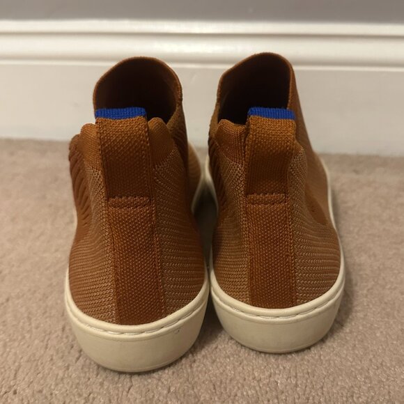 Rothy’s The Chelsea Brown Fawn Melange Pull on Sneakers 6.5 - Picture 4 of 7